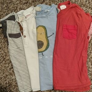 Zara boys bundle of tee shirts